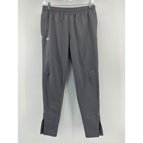 Under Armour Other - Under Armour Track Pants Mens Medium Gray Fitted Ankle Zip 1280389-040